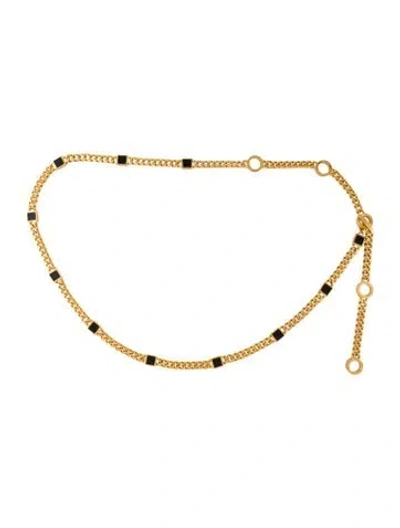 Pre-owned St John Skinny Metal Waist Belt