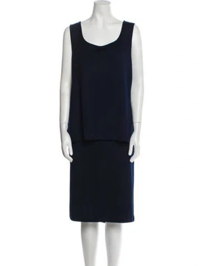 Pre-owned St John Skirt Set In Black