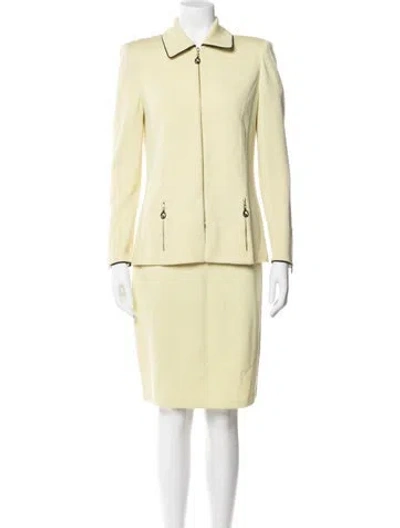 Pre-owned St John Skirt Set In Green