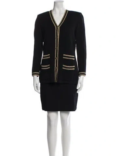 Pre-owned St John Skirt Set In Multi