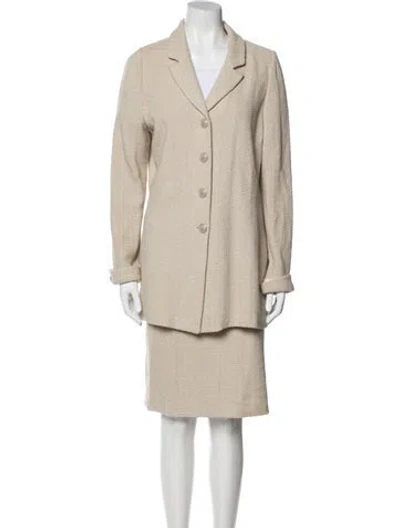 Pre-owned St John Skirt Set In Neutral