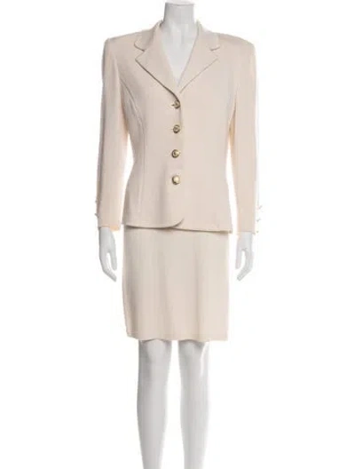 Pre-owned St John Skirt Set In Neutrals