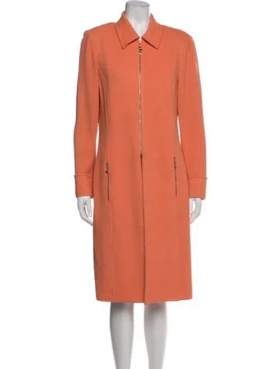 Pre-owned St John Skirt Set In Orange