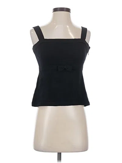 Pre-owned St John Sleeveless Top Black Strapless Neckline Tops