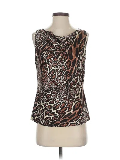Pre-owned St John Sleeveless Top Black Strapless Neckline Tops