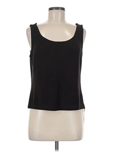 Pre-owned St John Sleeveless T-shirt In Black