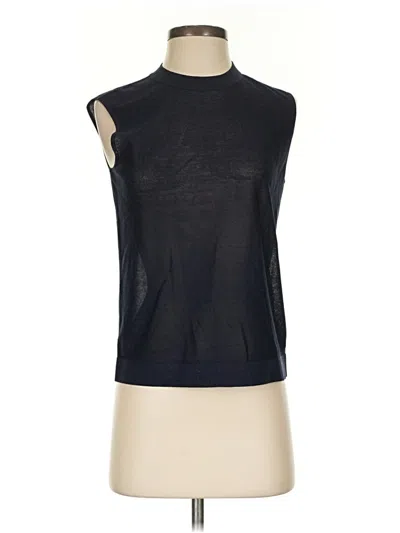 Pre-owned St John Sleeveless T-shirt In Black