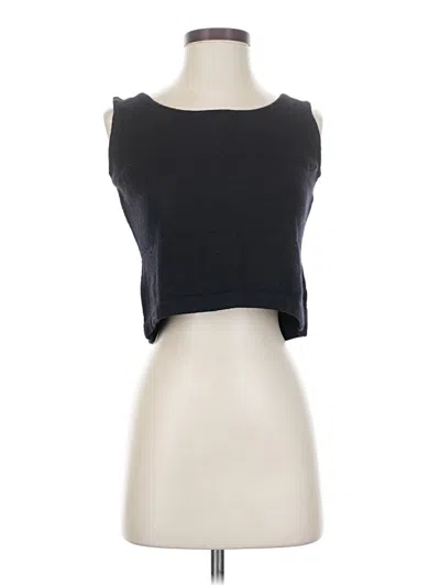 Pre-owned St John Sleeveless T-shirt In Black
