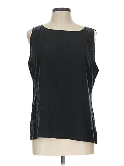 Pre-owned St John Sleeveless T-shirt In Black