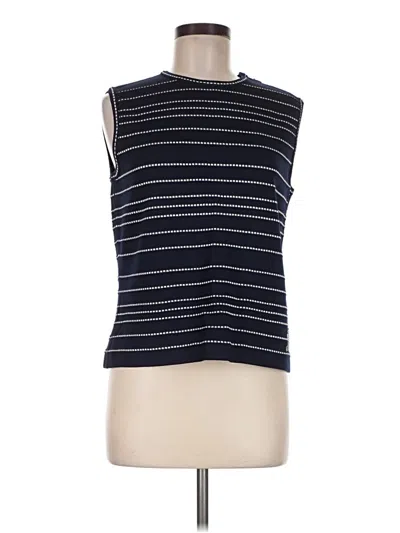 Pre-owned St John Sleeveless T-shirt In Blue