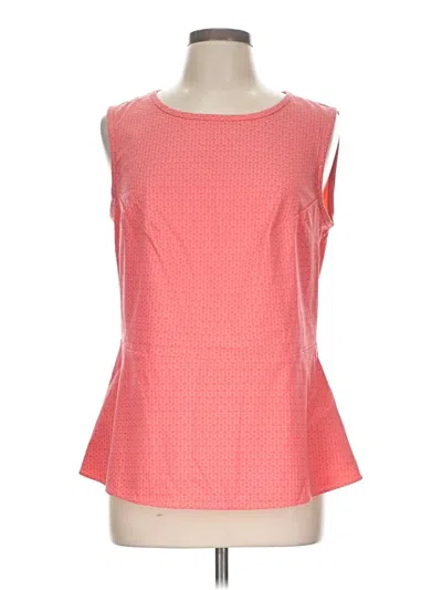 Pre-owned St John Sleeveless T-shirt In Pink