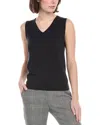 St John St. John Collection Micro Sequin Sweater Tank In Blue