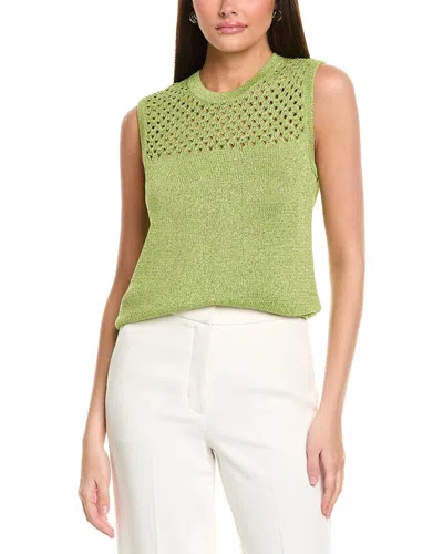 ST JOHN SPARKLE CROCHET SWEATER