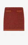 St John Sparkly Stretch Knit Jacket In Brown