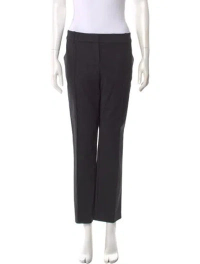 Pre-owned St John Straight Leg Pants In Black