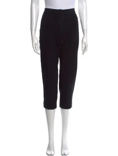 Pre-owned St John Straight Leg Pants In Black