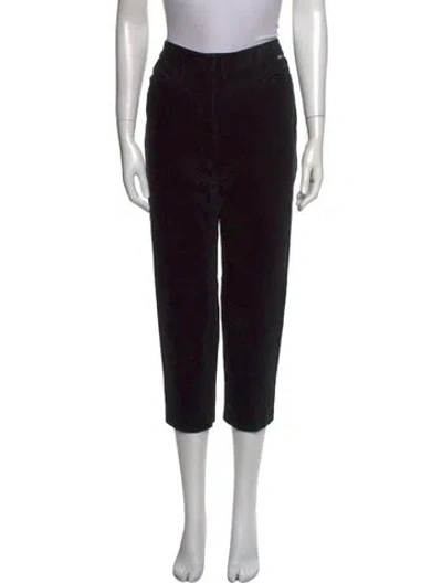 Pre-owned St John Straight Leg Pants In Black