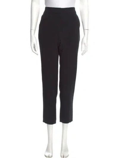 Pre-owned St John Straight Leg Pants In Black
