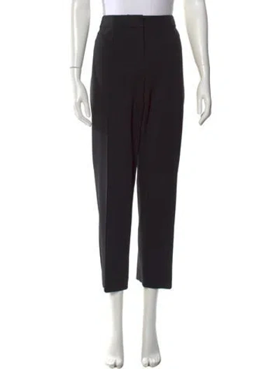 Pre-owned St John Straight Leg Pants In Black