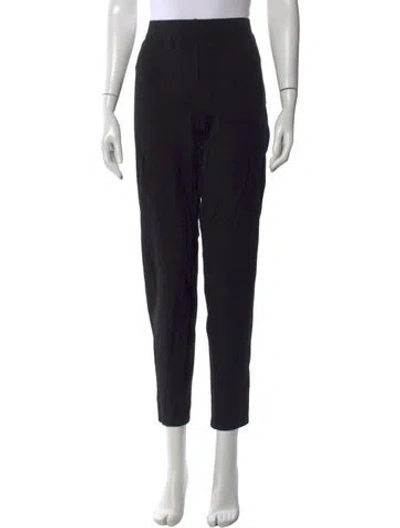 Pre-owned St John Straight Leg Pants In Black