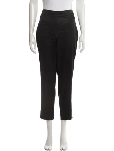 Pre-owned St John Straight Leg Pants In Black