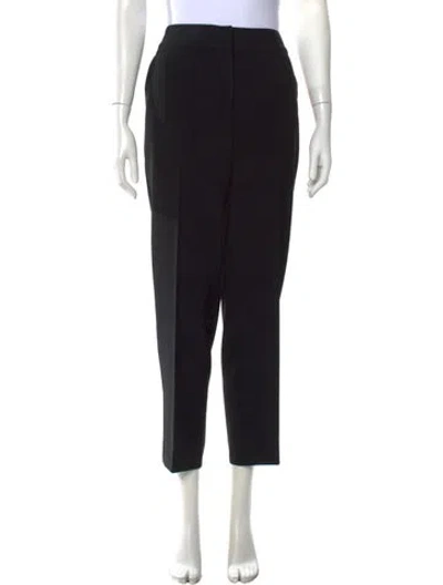 Pre-owned St John Straight Leg Pants In Black