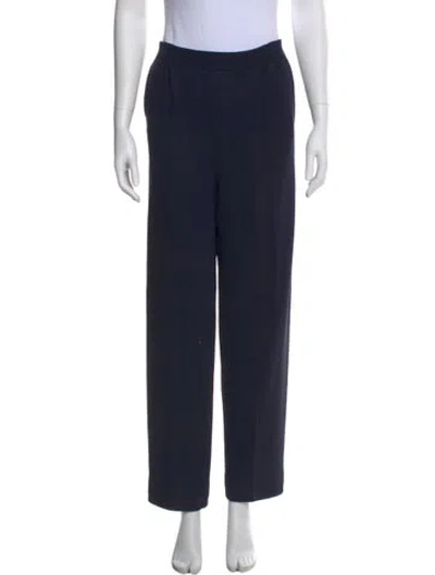 Pre-owned St John Straight Leg Pants In Blue