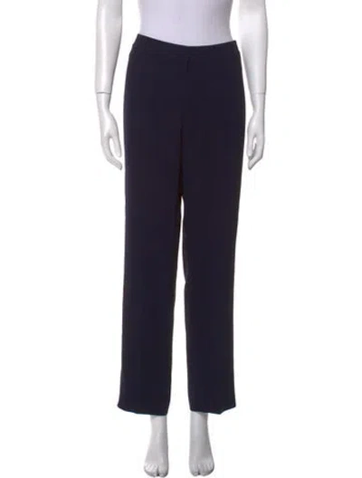 Pre-owned St John Straight Leg Pants In Blue