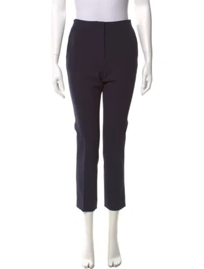 Pre-owned St John Straight Leg Pants In Blue