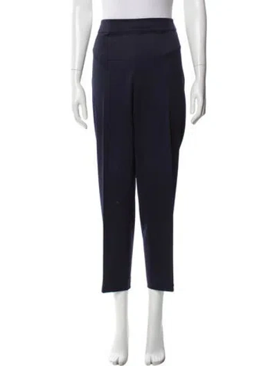 Pre-owned St John Straight Leg Pants In Blue