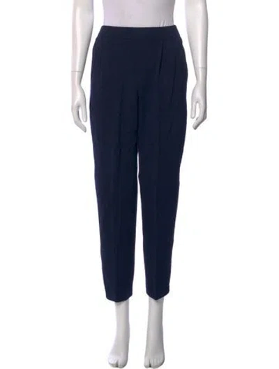 Pre-owned St John Straight Leg Pants In Blue