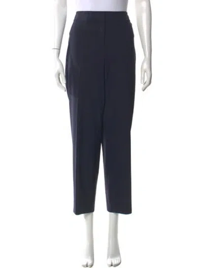 Pre-owned St John Straight Leg Pants In Blue