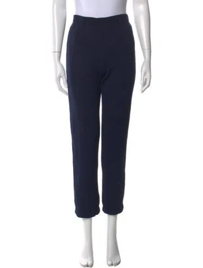 Pre-owned St John Straight Leg Pants In Blue