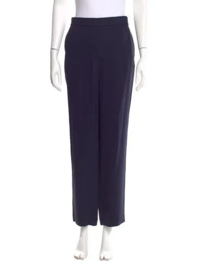 Pre-owned St John Straight Leg Pants In Blue