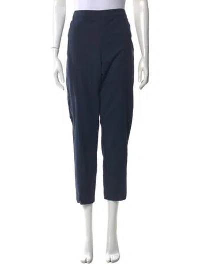Pre-owned St John Straight Leg Pants In Blue