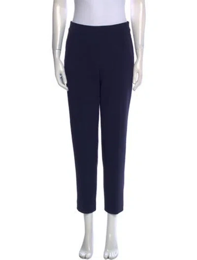Pre-owned St John Straight Leg Pants In Blue