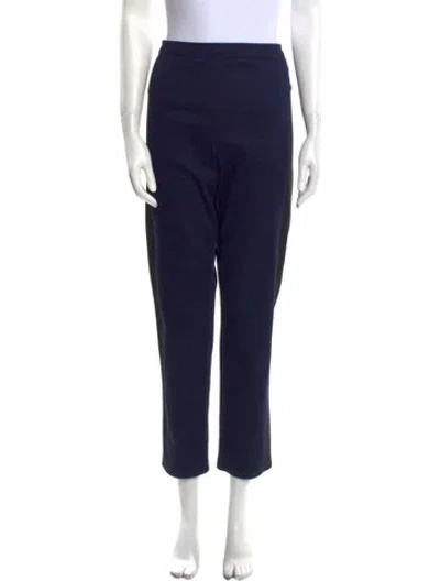 Pre-owned St John Straight Leg Pants In Blue