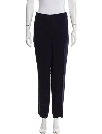 Pre-owned St John Straight Leg Pants In Blue