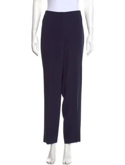 Pre-owned St John Straight Leg Pants In Blue