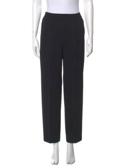 Pre-owned St John Straight Leg Pants In Blue