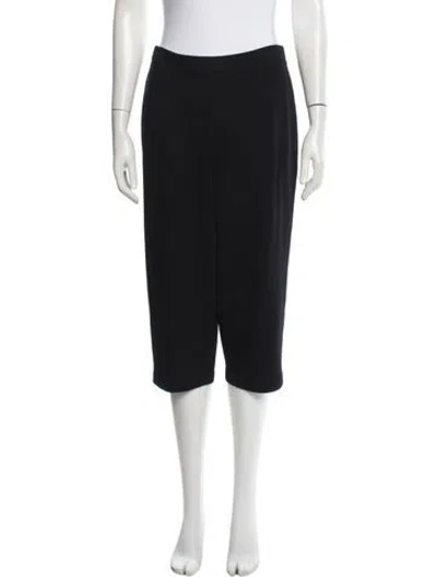 Pre-owned St John Straight Leg Pants In Blue