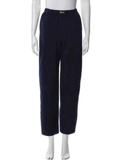 Pre-owned St John Straight Leg Pants In Blue