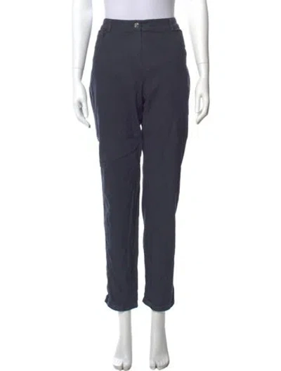 Pre-owned St John Straight Leg Pants In Blue