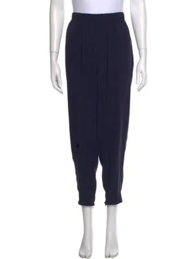 Pre-owned St John Straight Leg Pants In Blue