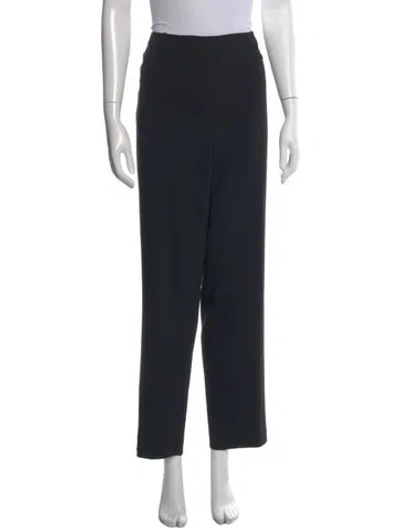 Pre-owned St John Straight Leg Pants In Blue