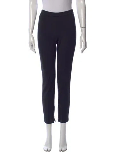 Pre-owned St John Straight Leg Pants In Blue