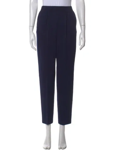 Pre-owned St John Straight Leg Pants In Blue