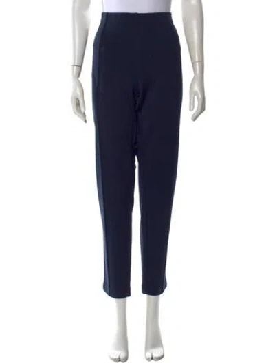 Pre-owned St John Straight Leg Pants In Blue