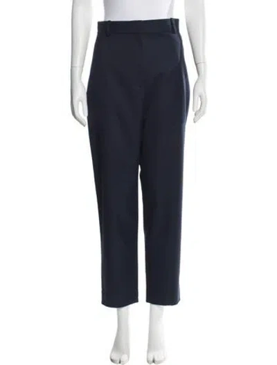 Pre-owned St John Straight Leg Pants In Blue