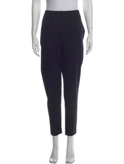 Pre-owned St John Straight Leg Pants In Blue